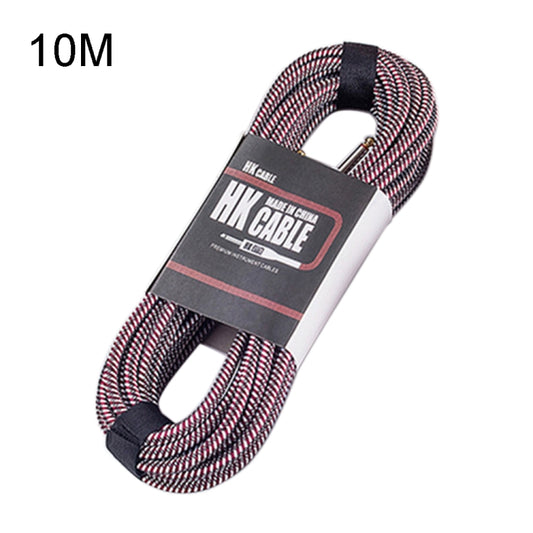 Wooden Guitar Bass Connection Cable Noise Reduction Audio Cable, Cable Length: 10m, Random Color Delivery - Microphone Audio Cable & Connector by buy2fix | Online Shopping UK | buy2fix