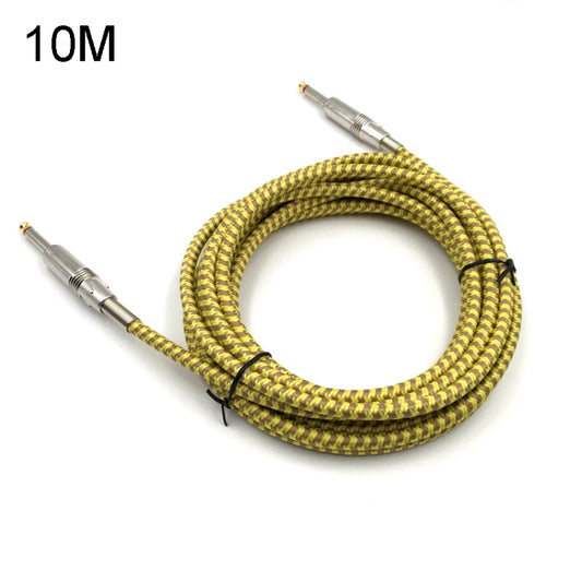 Wooden Guitar Bass Connection Cable Noise Reduction Braid Audio Cable, Cable Length: 10m - Microphone Audio Cable & Connector by buy2fix | Online Shopping UK | buy2fix