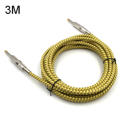 Wooden Guitar Bass Connection Cable Noise Reduction Braid Audio Cable, Cable Length: 3m - Microphone Audio Cable & Connector by buy2fix | Online Shopping UK | buy2fix