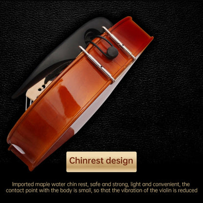 4/4 Full Size Acoustic Violin Handmade Solid Wood Violin by buy2fix