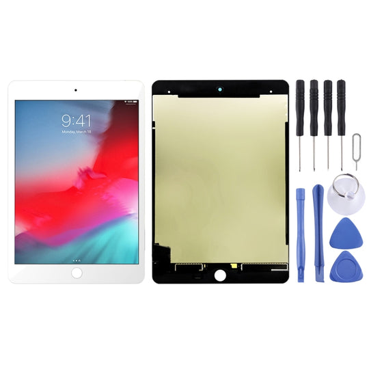 LCD-Bildschirm und Digitizer-Vollmontage für iPad Mini (2019) 7,9 Zoll A2124 A2126 A2133 (Weiß)