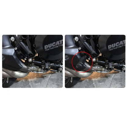 MB-BF001-BK Universal Motorcycle Modified Rear Seat Pedal, One Pair - Others by buy2fix | Online Shopping UK | buy2fix