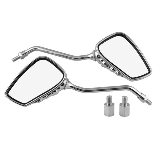 MB-MR011 Motorcycle Modified Universal ABS Skeleton Hand Rear View Mirror Set - Side Mirrors by buy2fix | Online Shopping UK | buy2fix