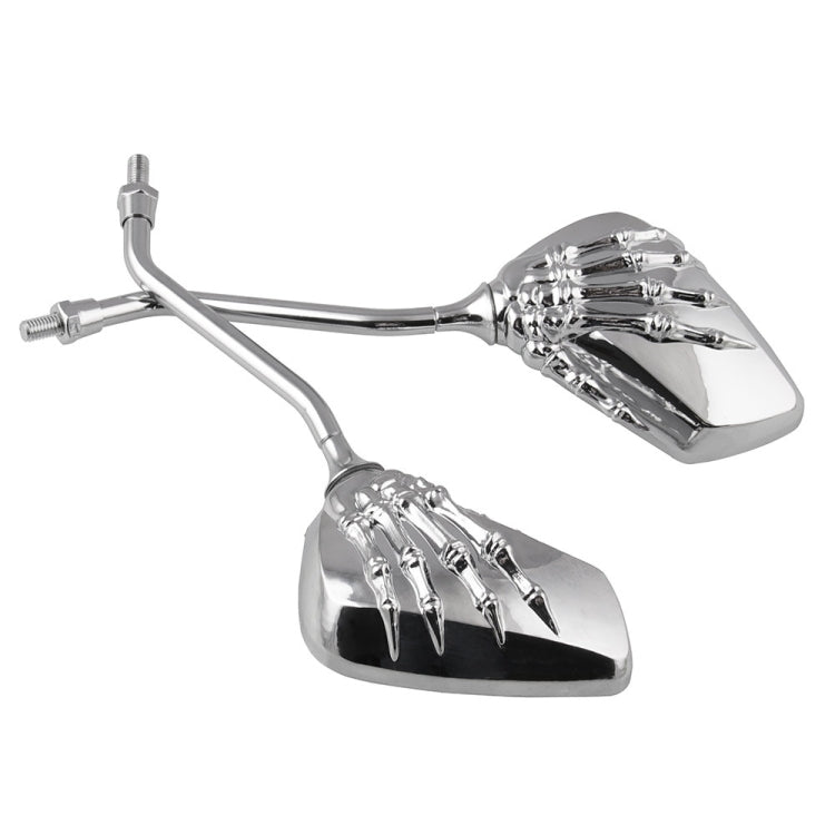 MB-MR011 Motorcycle Modified Universal ABS Skeleton Hand Rear View Mirror Set - Side Mirrors by buy2fix | Online Shopping UK | buy2fix