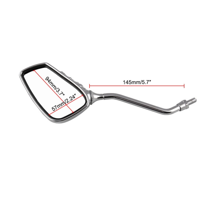 MB-MR011 Motorcycle Modified Universal ABS Skeleton Hand Rear View Mirror Set - Side Mirrors by buy2fix | Online Shopping UK | buy2fix
