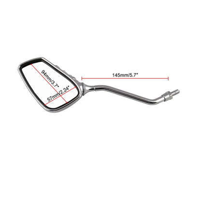 MB-MR011 Motorcycle Modified Universal ABS Skeleton Hand Rear View Mirror Set - Side Mirrors by buy2fix | Online Shopping UK | buy2fix