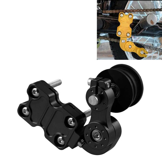 HC154 Motorcycle Modified Accessories Universal Aluminum Alloy Chain Adjuster(Black) - Replacement Parts by buy2fix | Online Shopping UK | buy2fix