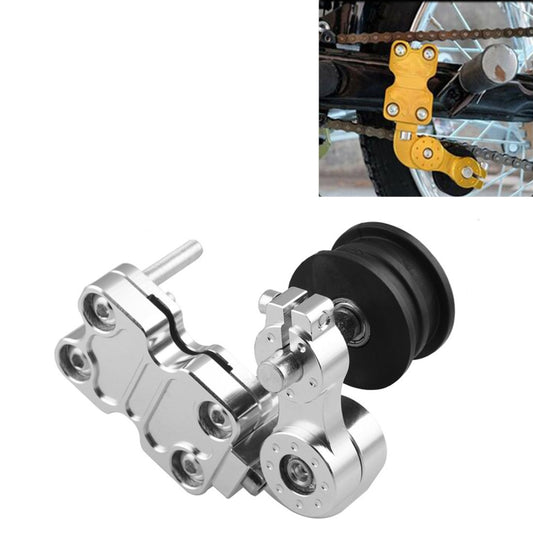 HC154 Motorcycle Modified Accessories Universal Aluminum Alloy Chain Adjuster(Silver) - Replacement Parts by buy2fix | Online Shopping UK | buy2fix
