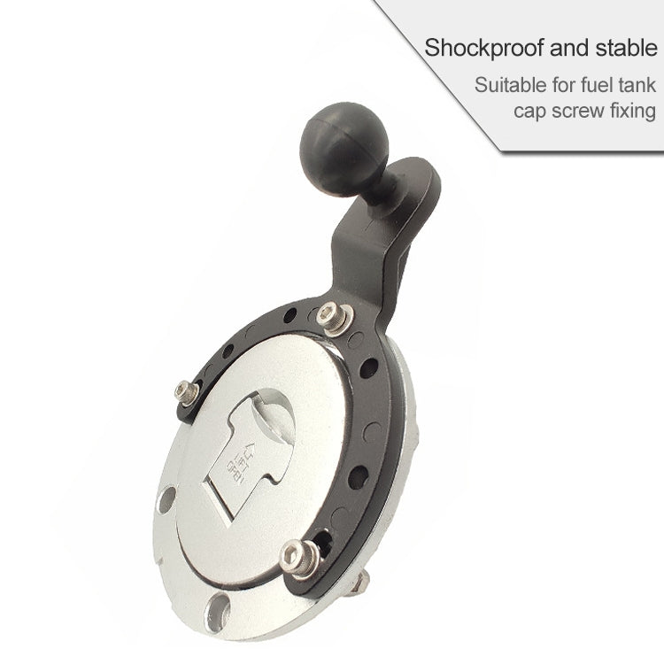 Motorcycle Fuel Tank Cap Mobile Phone Bracket Fixed Accessories Large Horseshoe Ball Head by buy2fix