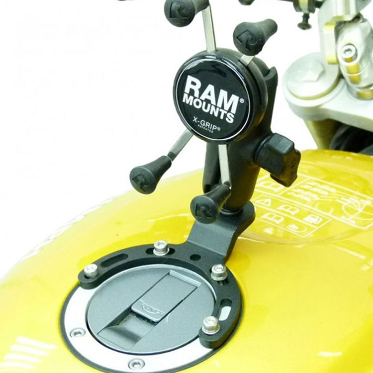 Motorcycle Fuel Tank Cap Mobile Phone Bracket Fixed Accessories Large Horseshoe Ball Head by buy2fix