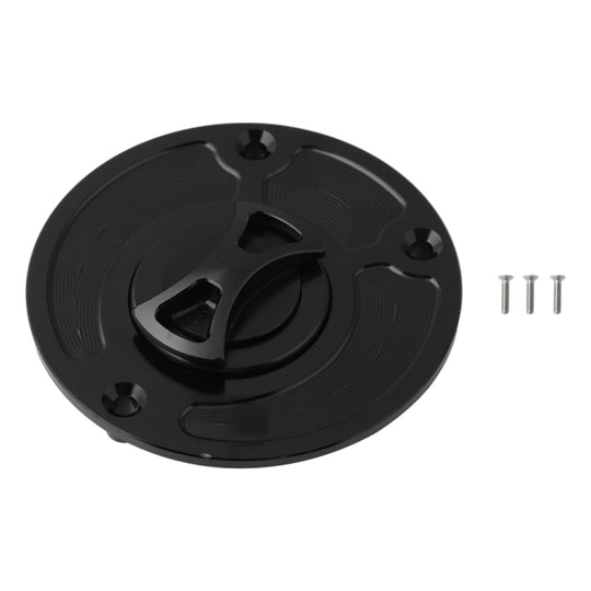 MB-OC029-BK Motorcycle Aluminum Oil Box Cover for Kawasaki FZX-6R / ZX-6RF 1-3 (Black)