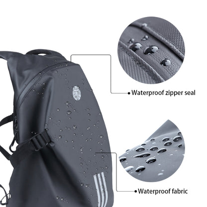 Motorcycle Rainproof Shoulders Helmet Soft Riding Backpack (Black) - Bags & Luggages by buy2fix | Online Shopping UK | buy2fix