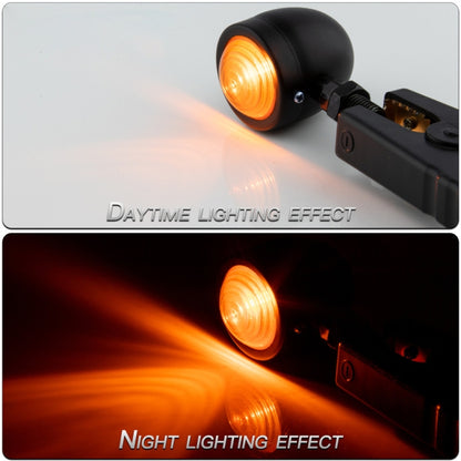 1 Pair KC801 12V Modified Universal Motorcycle LED Turn Signal (Black) - Turn Signal by buy2fix | Online Shopping UK | buy2fix