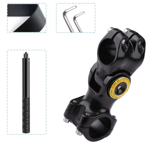 Motorcycle Bicycle Handlebar Fixture Mount Camera Bracket Adapter with Monopod Stand(Black) - Holder by buy2fix | Online Shopping UK | buy2fix