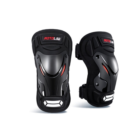 Motolsg 2 in 1 Elbow Pads Outdoor Sports Hiking Ski Motorcycle Bicycle Riding Protective Gear with Reflective Strip (Black) - Protective Gear by buy2fix | Online Shopping UK | buy2fix