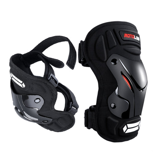 Motolsg 4 in 1 Knee Pads Elbow Pads Outdoor Sports Hiking Ski Motorcycle Bicycle Riding Protective Gear with Reflective Strip (Black) - Protective Gear by buy2fix | Online Shopping UK | buy2fix
