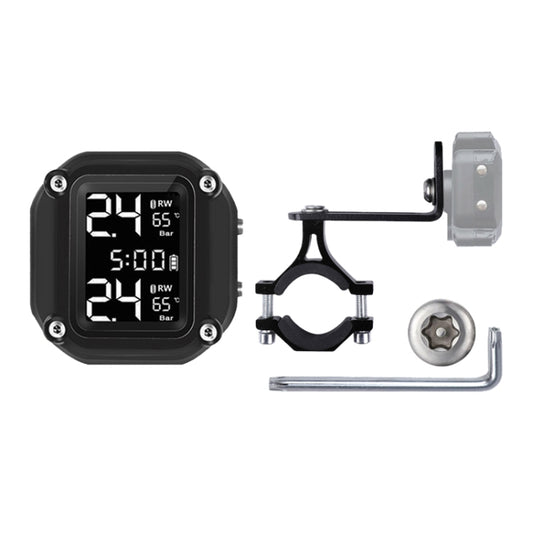 M4 Anti-vibration Motorcycles Tire Pressure Monitor with Anti-theft Screw Holder by buy2fix