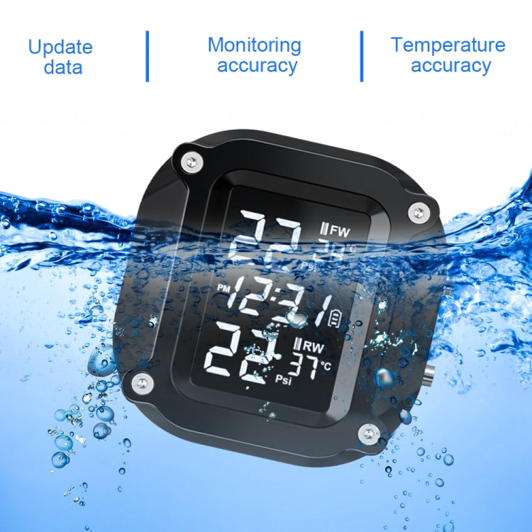 M6 Motorcycles Tire Pressure Monitor with Holder by buy2fix