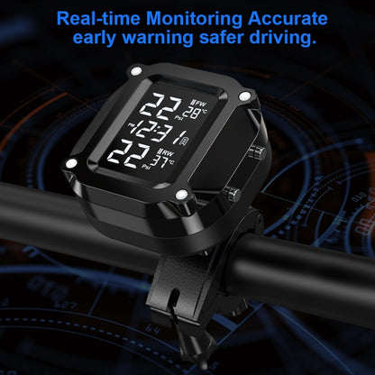 M6 Motorcycles Tire Pressure Monitor with Holder by buy2fix