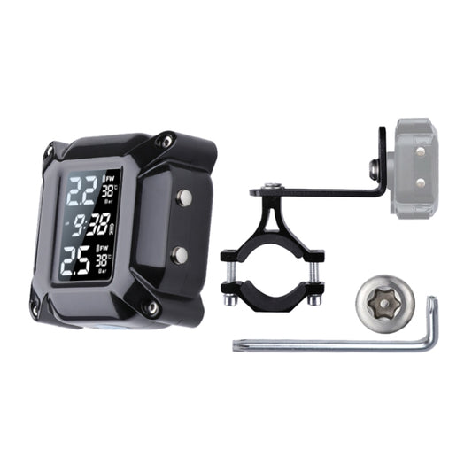 M6 Anti-vibration Motorcycles Tire Pressure Monitor with Anti-theft Screw Holder by buy2fix