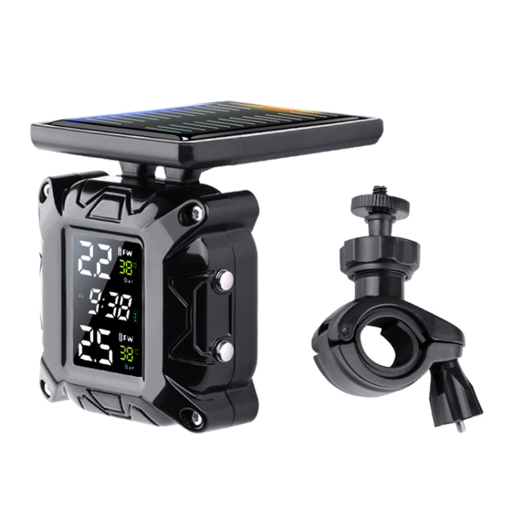M9 Motorcycle Solar Wireless Tire Pressure Monitor Tire Pressure by buy2fix