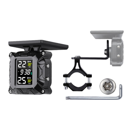 M9 Anti-vibration Motorcycle Solar Wireless Tire Pressure Monitor Tire Pressure by buy2fix