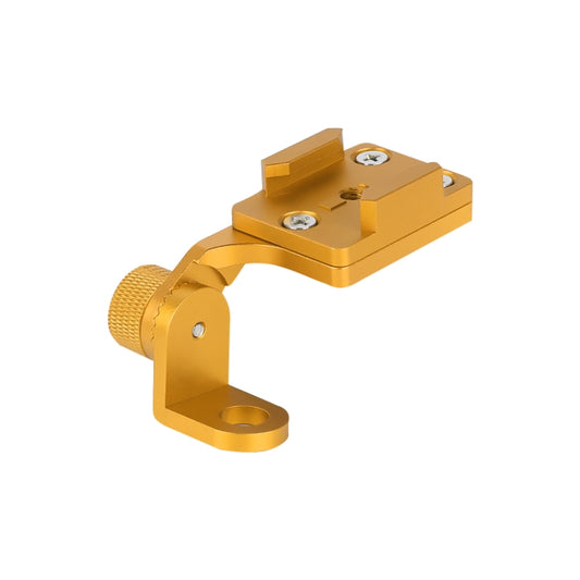 RUIGPRO Motorcycle Handlebar Alloy Phone Bracket for GoPro, Insta360, DJI and Other Action Cameras(Gold) - Bicycle Handlebar Mount by buy2fix | Online Shopping UK | buy2fix