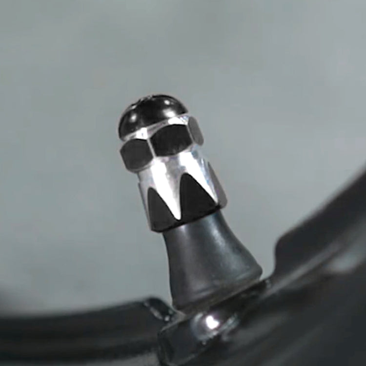 2 PCS Motorcycles Gas Cap Mouthpiece Cover Tire Cap Tire Valve Caps (Black) - Replacement Parts by buy2fix | Online Shopping UK | buy2fix