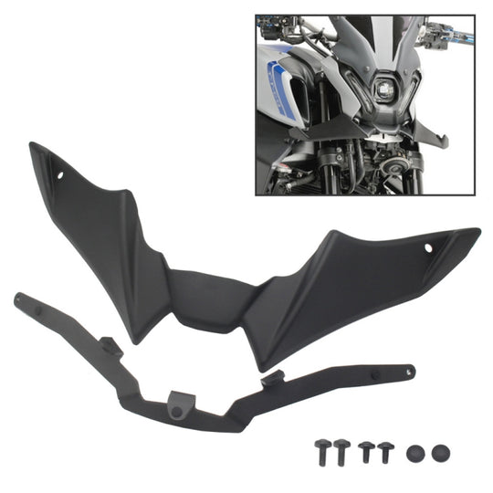 For Yamaha MT-09 2021-2023 Motorcycle Sport Downforce Naked Forntal Spoilers Aerodynamic Wing Deflector (Black)