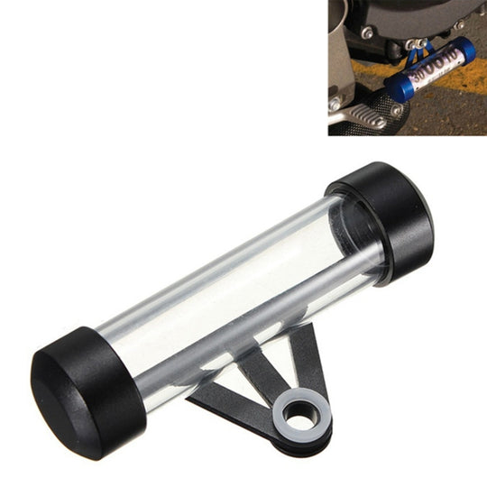 MP1001 Tube de placement de plaque d'immatriculation de voiture en papier de moto Tube de taxe de moto étanche Support de papier de disque cylindrique Cadre de plaque d'immatriculation de véhicule aérien pour motos (noir)
