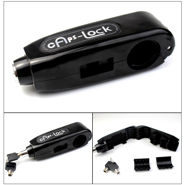 Motorcycle Electric Car Aluminum AlloyThrottle Anti-theft Brake Lock(Black) by buy2fix