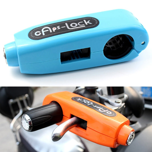 Motorcycle Electric Car Aluminum AlloyThrottle Anti-theft Brake Lock(Blue) by buy2fix