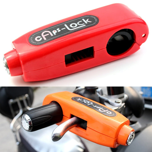 Motorcycle Electric Car Aluminum AlloyThrottle Anti-theft Brake Lock(Red) by buy2fix