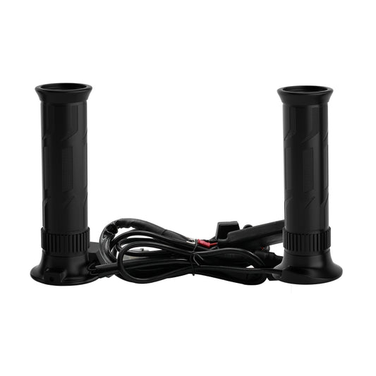 WUPP CS-990A1 Motorcycle Modified Intelligent Electric Heating Hand Cover Heated Grip Handlebar with Five Gear Temperature Control & Five Colors Indicator (Black) - Grips by WUPP | Online Shopping UK | buy2fix