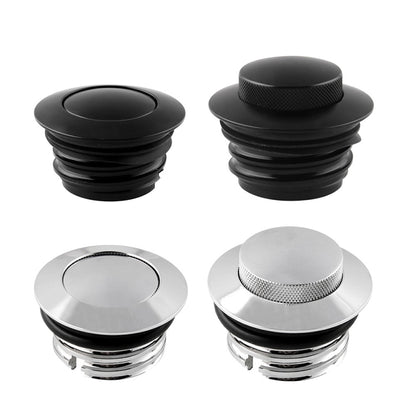 Motorcycle Flush Pop-up Gas Cap with O-ring for Harley Davidson (Black) - Replacement Parts by buy2fix | Online Shopping UK | buy2fix