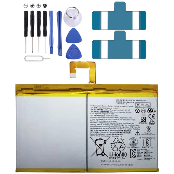 7000mAh L16D2P31 Li-Polymer Battery for Lenovo Tab 4 10/10 REL/10 Plus TB-X304L X304F TB-X704F X704L X504F X504L by buy2fix