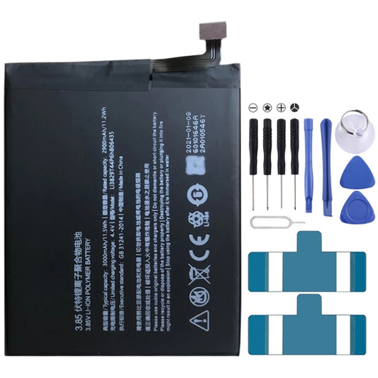 3000mAh Li3829T44P6h806435 Li-Polymer Battery for ZTE Nubia Z11 / Nubia M2 Lite - For ZTE by buy2fix | Online Shopping UK | buy2fix