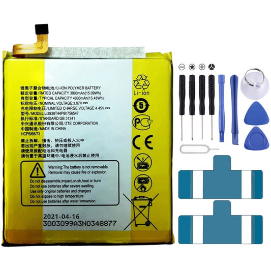 3900mAh Li-ion Polymer Battery for ZTE Axon 10 Pro 5G / Axon 9 Pro - For ZTE by buy2fix | Online Shopping UK | buy2fix