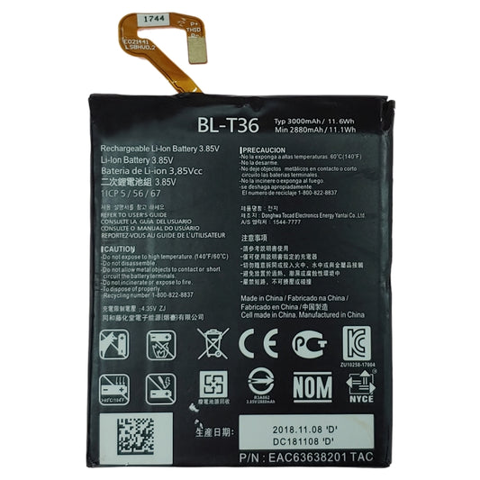 BL-T36 for LG K30 X410TK Li-ion Polymer Battery by buy2fix