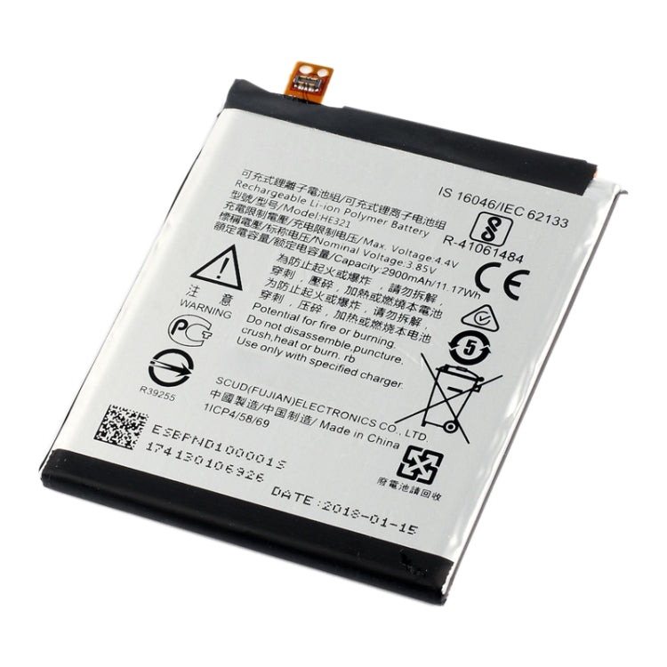 HE321 for Nokia 5 TA-1053 Li-ion Polymer Battery&#160; - For Nokia by buy2fix | Online Shopping UK | buy2fix