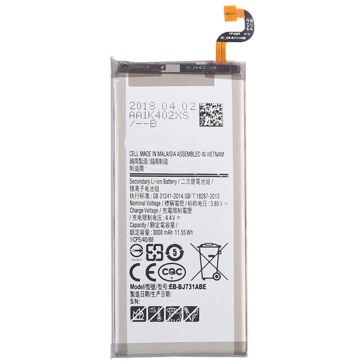 3000mAh Li-Polymer Battery for Galaxy C8 by buy2fix