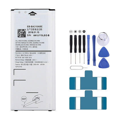 2300mAh Rechargeable Li-ion Battery EB-BA310ABE for Galaxy A3 (2016), A310F, A310F/DS, A310M, A310M/DS, A310Y by buy2fix