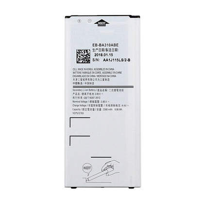 2300mAh Rechargeable Li-ion Battery EB-BA310ABE for Galaxy A3 (2016), A310F, A310F/DS, A310M, A310M/DS, A310Y by buy2fix