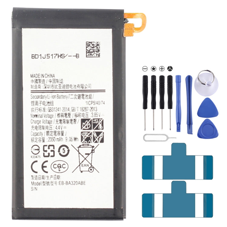 2350mAh Li-Polymer Battery EB-BA320ABE for Samsung Galaxy A3 (2017) / A320AA320F by buy2fix