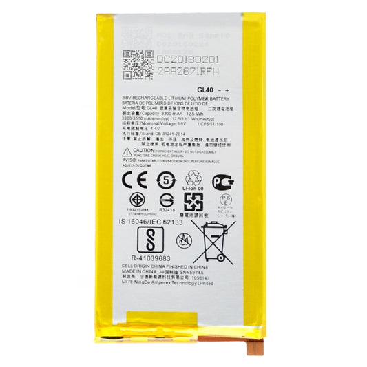 3300mAh Li-Polymer Battery GL40 for Motorola Moto Z Play / XT1635 / XT1635-01 / XT1635-02 / XT1635-03 by buy2fix