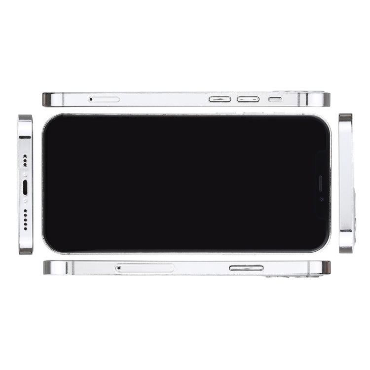 For iPhone 12 Pro Max Black Screen Non-Working Fake Dummy Display Model(Silver) - For iPhone & iPad by buy2fix | Online Shopping UK | buy2fix
