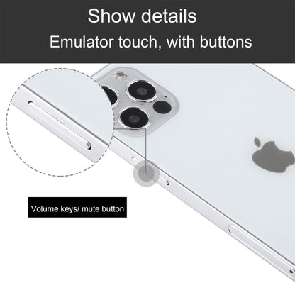 For iPhone 12 Pro Max Black Screen Non-Working Fake Dummy Display Model(Silver) - For iPhone & iPad by buy2fix | Online Shopping UK | buy2fix