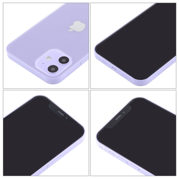 For iPhone 12 Black Screen Non-Working Fake Dummy Display Model (Purple) by buy2fix