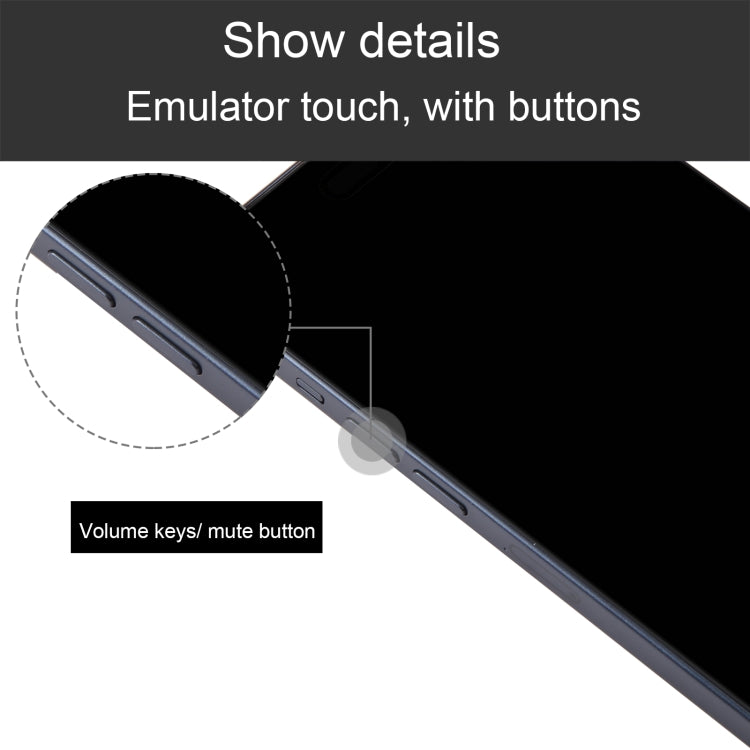 For iPhone 15 Black Screen Non-Working Fake Dummy Display Model (Black) - For iPhone & iPad by buy2fix | Online Shopping UK | buy2fix