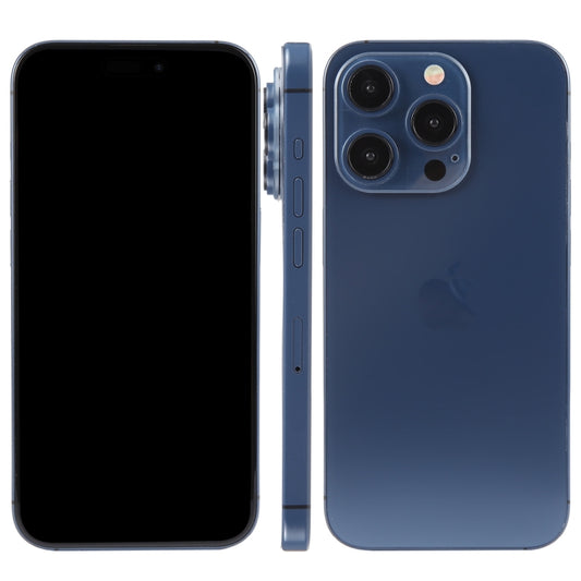 For iPhone 15 Pro Black Screen Non-Working Fake Dummy Display Model (Blue Titanium) - For iPhone & iPad by buy2fix | Online Shopping UK | buy2fix